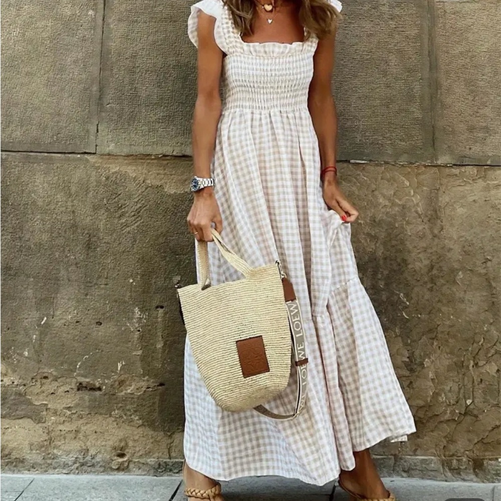 Retro Plaid Dress